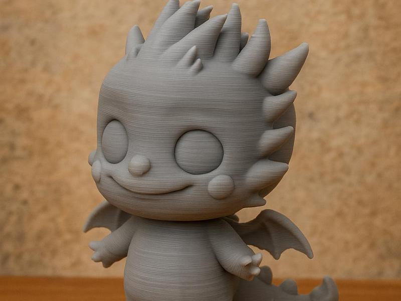 Flexi Baby dragon "Bubu" – Cute 3D Figure 