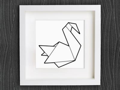 Customizable Origami Swan