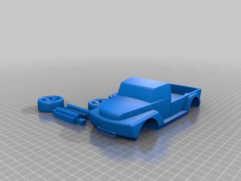 Truck W/ custom licence plate