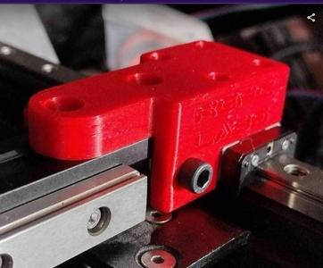 Creality CR30 Linear Rail Bearing MGN12H Y Axis adapters