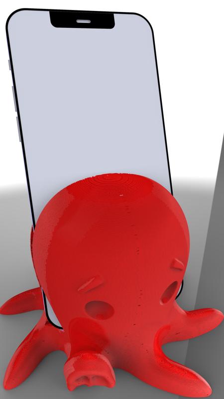 Cute octopus phone stand