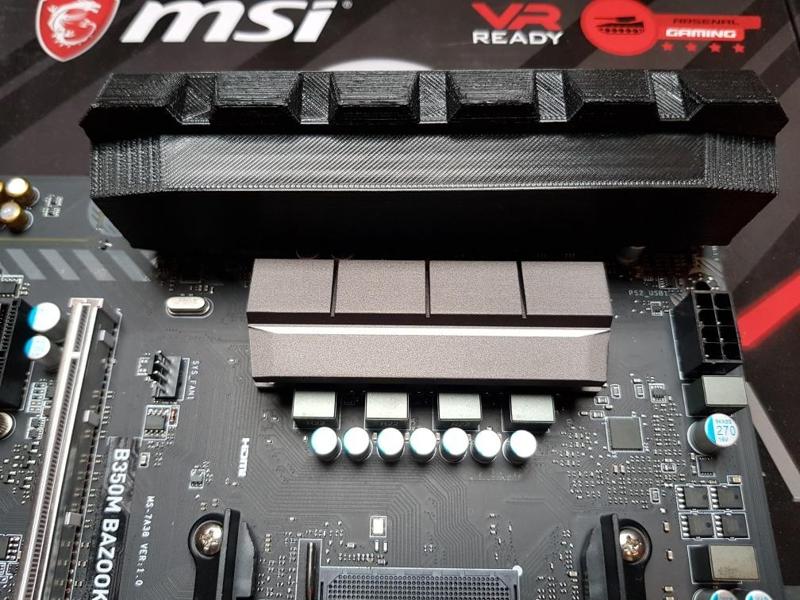 MSI B350M BAZOOKA I/O Cover