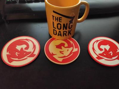 The Long Dark Fox Coaster MultiMaterial