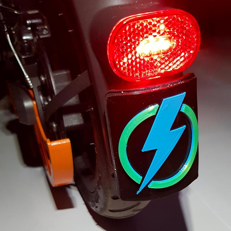 License plate for Xiaomi mi Electric Scooter Pro 2