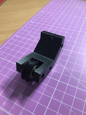 EleksMaker X axis tension adjuster for Delrin Dual V wheels