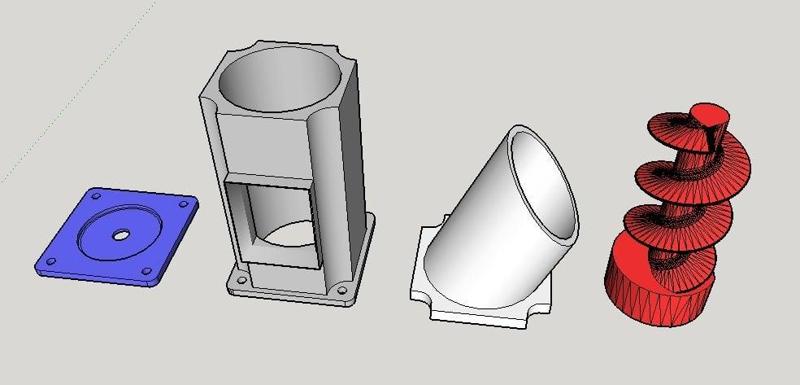 Dispensador de alimento para mascotas (pet food dispenser)
