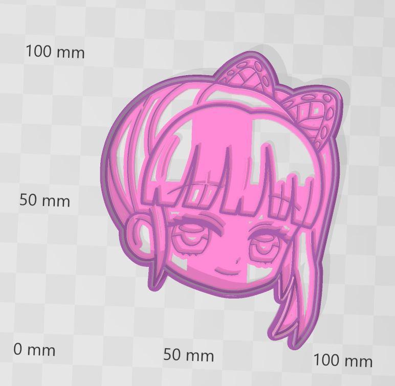 Kanao tsuyuri chibi face cookie