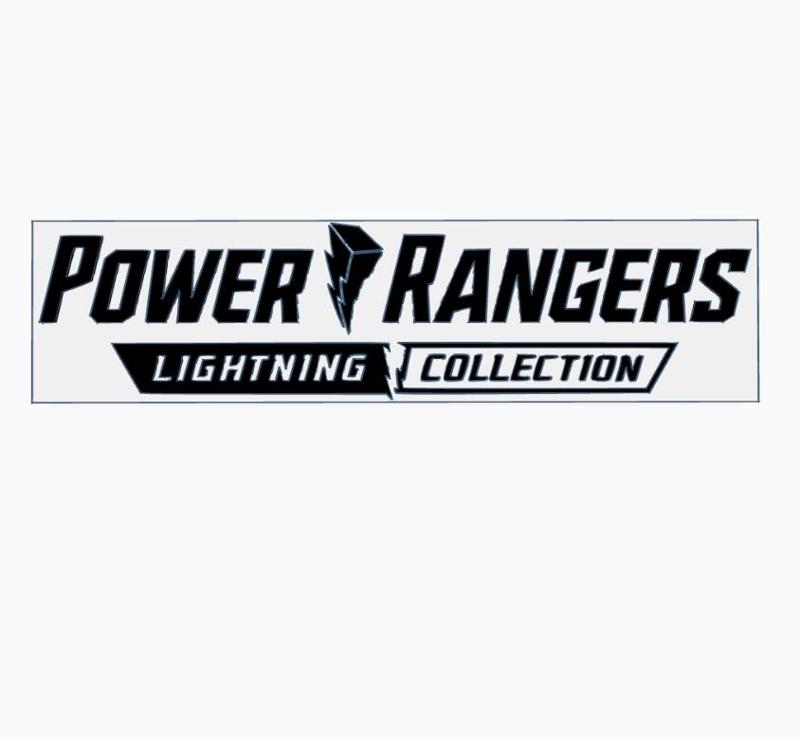 POWER RANGERS LIGHTNING COLLECTION Logo Display by MANIACMANCAVE3D