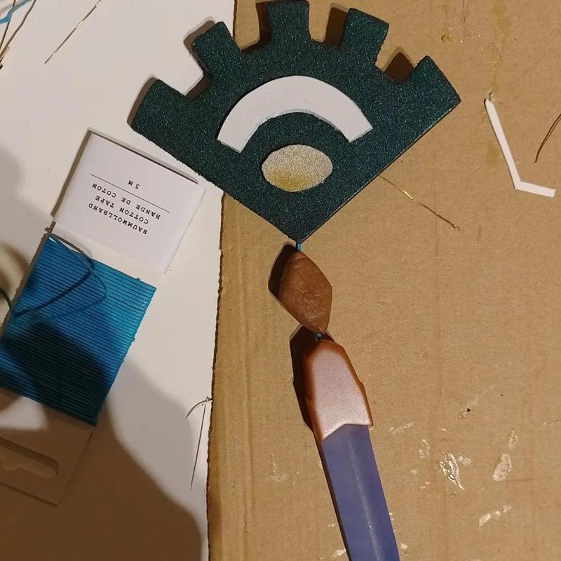 Zelda Tears of the Kingdom / Tränen eines Königreichs: Decoration Backside / Hintere Deko Frostbite Dress / Kleid