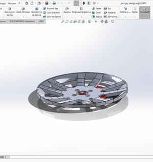 rim shaped tea plate  jant şeklinde çay tabağı