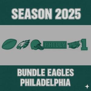 Complete Pack Cookie Cutters Eagles Philadelphia, Season 2025