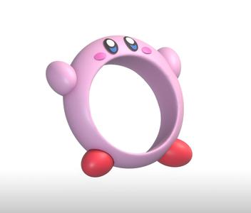 Kirby open mouth ring