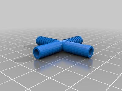 6mm aquarium "X" fitting