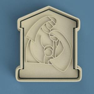 cutter + Christmas manger cutter + stamp / Christmas manger cutter + stamp