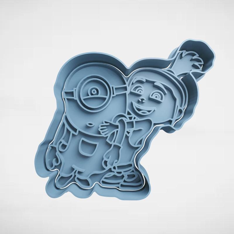 agnes with minion from my favorite villain