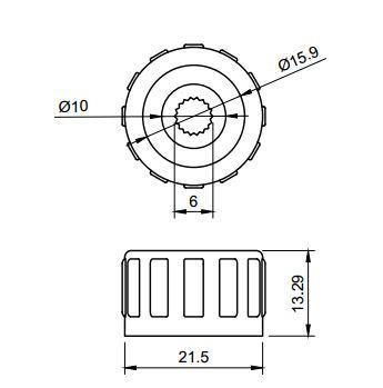 Volkswagen radio knob button 