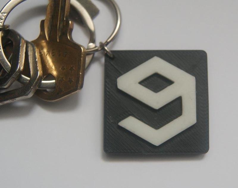 9gag logo keyring