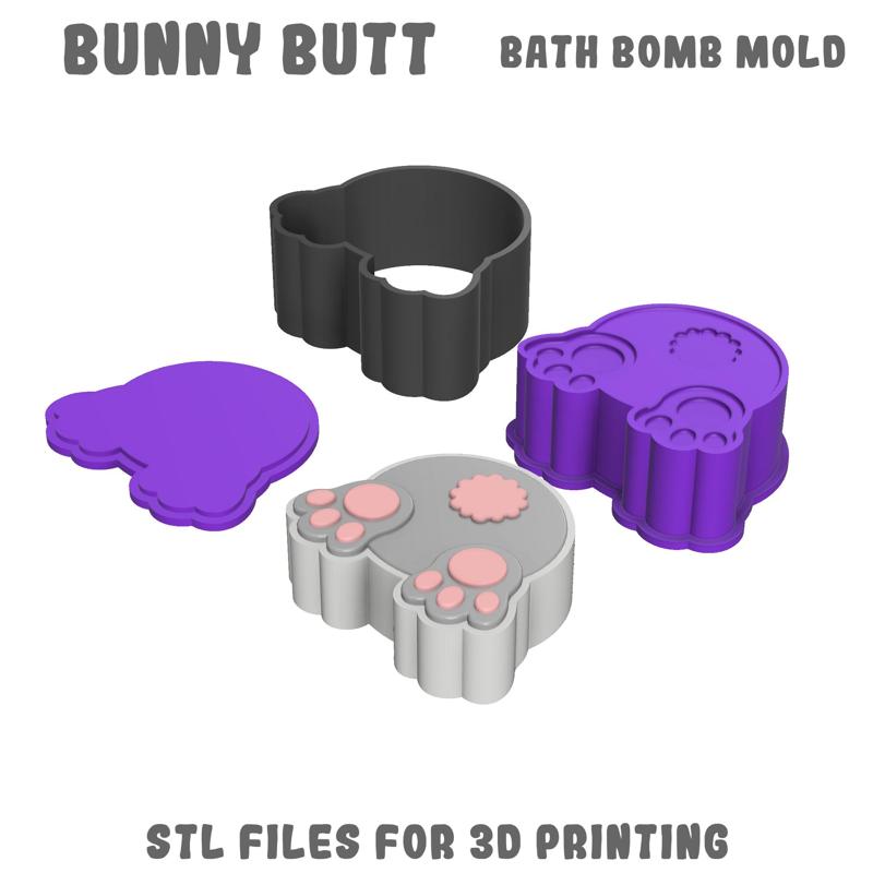 Bunny bath bomb mold