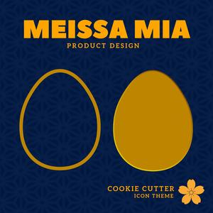 Crack into Creativity – Egg Icon Cookie Cutter 3D Print File