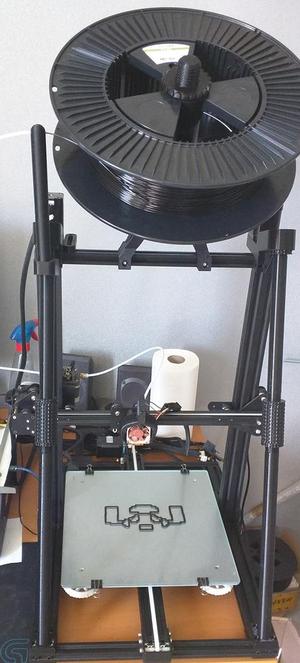Synchronized Inverted Vertical Motors for CR-10 (S) with adjustable stabilizer for Z axis CR-10S. 100% printable including threaded rod