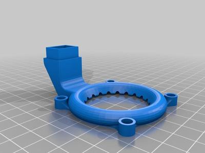 Anet A8 Center Nozzle Fan with Leds