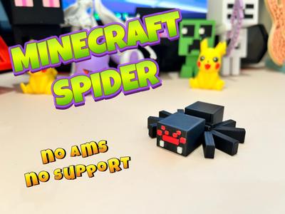 Minecraft Spider 【Articulated】