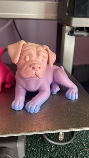 Boxer Puppy – Cartoon Style (Lying Down)