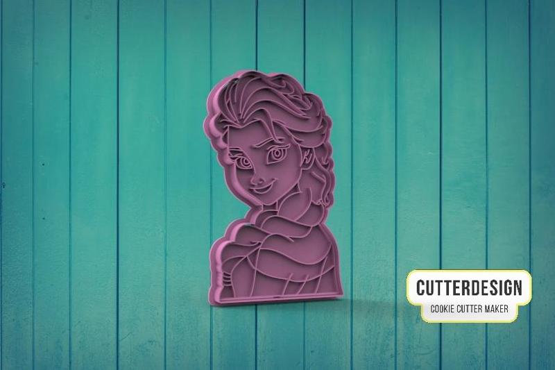 Elsa Frozen Cookie Cutter M2