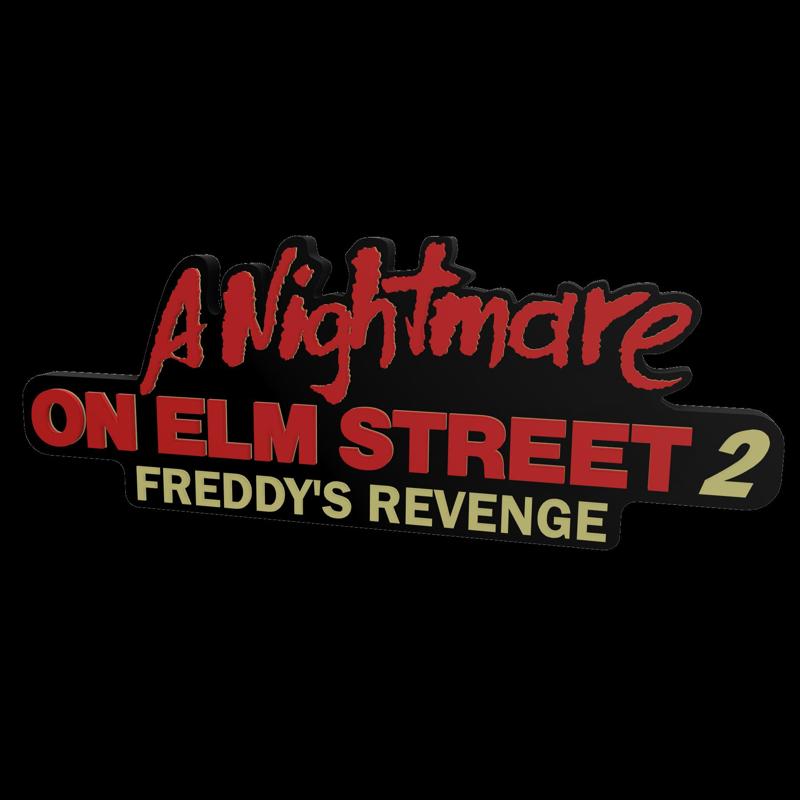 3D MULTICOLOR LOGO/SIGN - A Nightmare On Elm Street 2: Freddy's Revenge