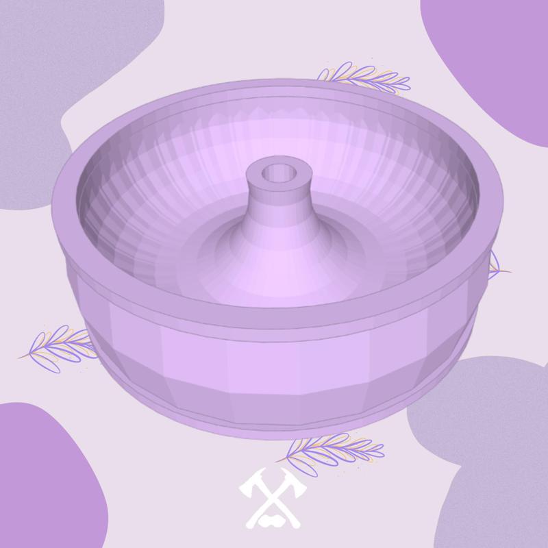 Lilac incense holder