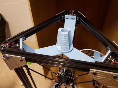 Anycubic Kossel Plus Top Tower Internal Spool Holder