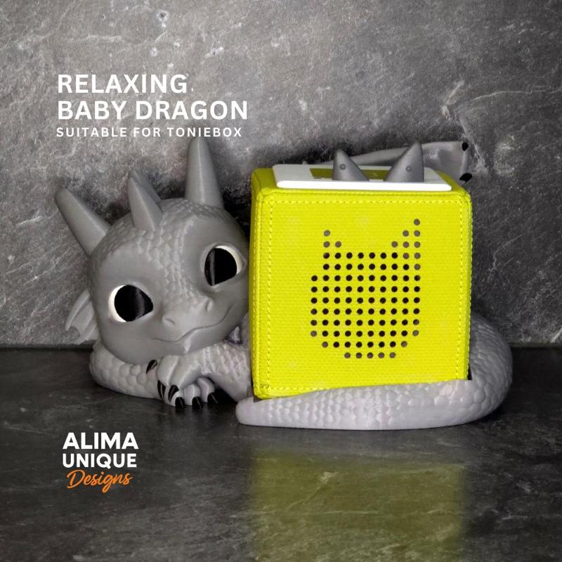 Relaxing Baby Dragon suitable for Toniebox