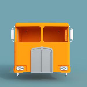 RC TRUCK KENWORTH K100 CABIN round headlights 1:14