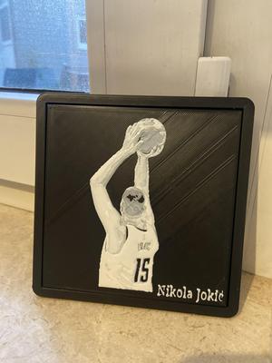 Nikola Jokic picture with frame