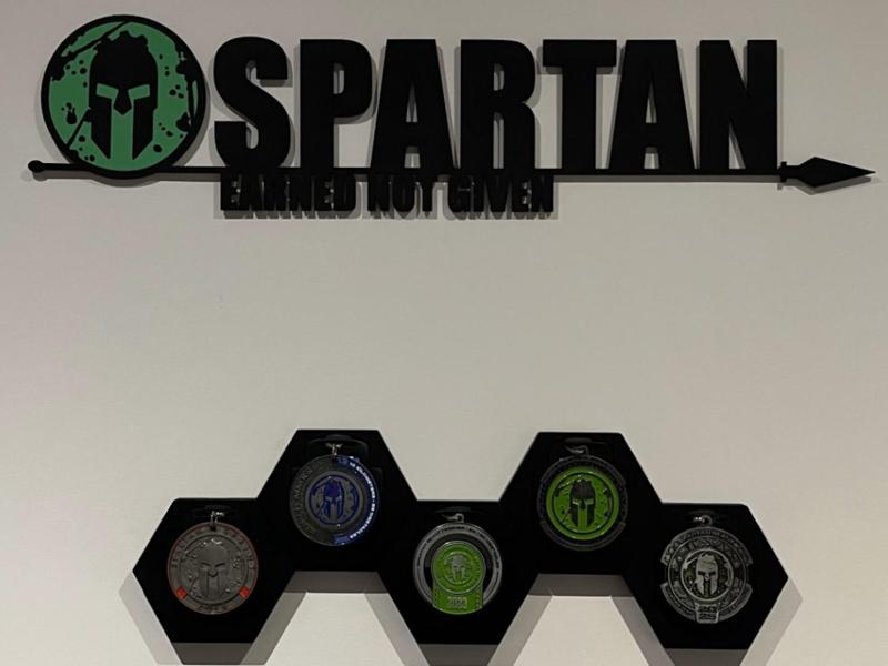 Spartan Race Wall/Shelf Sign