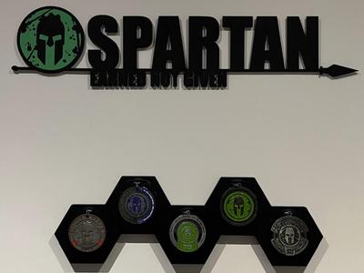 Spartan Race Wall/Shelf Sign