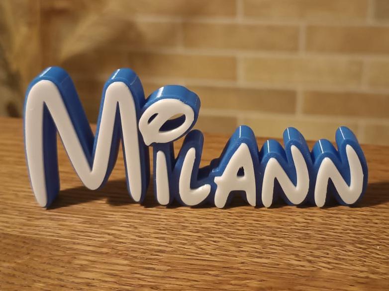 Milann Disney Name Sign Decorate Room child Birth