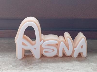 Asna Disney Name Sign Decorate Room child birthday