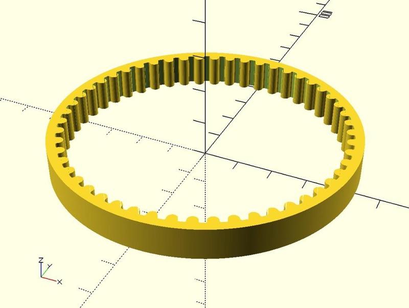 Parametric Pulley Belt