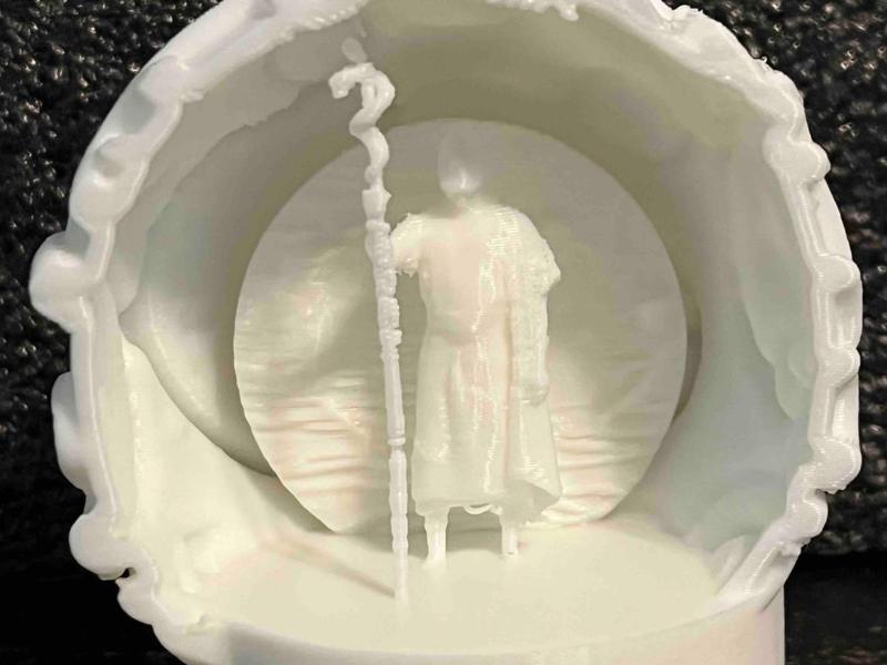 The Bronze Serpent Christmas Ornament