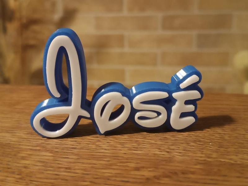 José Disney Name Sign Decorate Room child Birthday