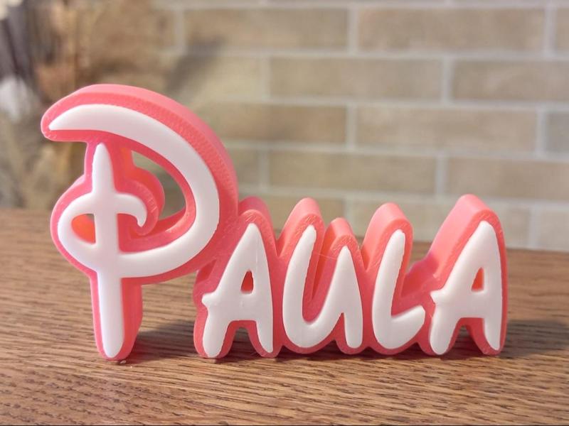 Paula Disney Name Sign Decorated Room child Birth