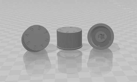 Westfalia - Electrolux refrigerator thermostat knob (255070527B)