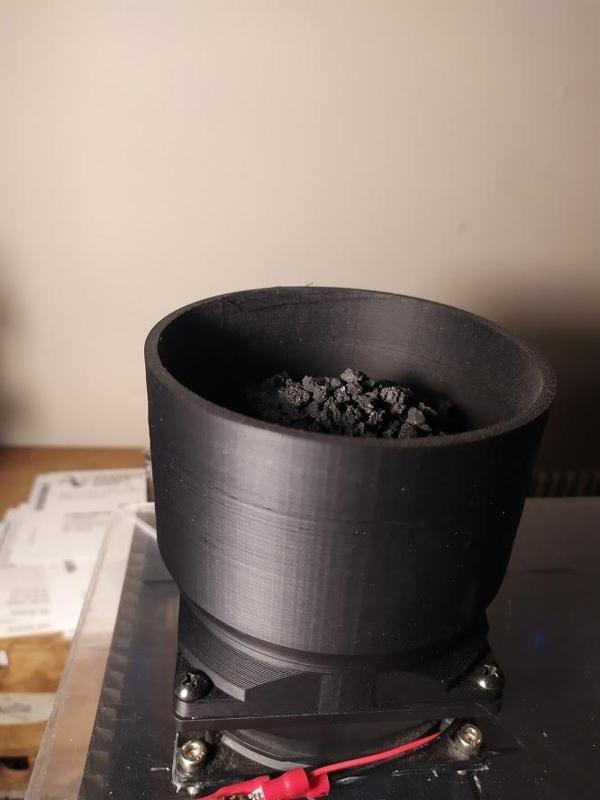 Carbon Filter Basket (for ABS, ASA printing fumes) 3d printer extraction