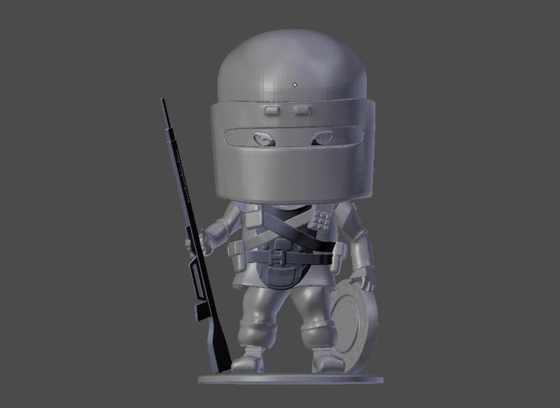 Rainbow Six Siege Tachanka Chibi Figurine