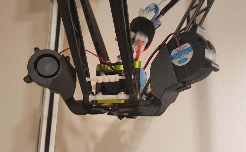 Fan Shroud 40mm x 20mm Blower Style  - Rostock Max