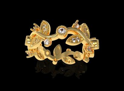 Women Ring Bend 3D printable model