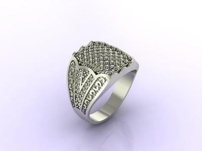Gents Ring - Mens Ring STL READY FILES  Jewelry Rings For Men