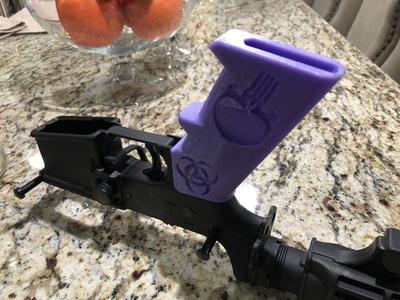 BioHazard Punisher Pistol Grip Modified for Ruger SR556