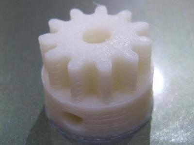 Gear with setscrew for Wade's extruder